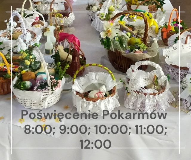 Poświęcenie pokarmów .